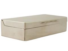 Boite à sandwich en argent sterling:: Antique Victorien