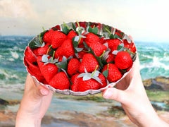 George V Sterling Silver Strawberry Dish, London, 1913