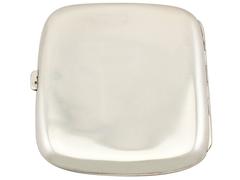 Antique Austro-Hungarian Silver and Erotica Enamel Cigarette Case