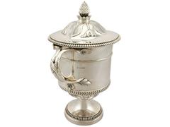 Antique Sterling Silver Presentation Cup and Cover George V