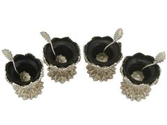 Antique Sterling Silver Salts