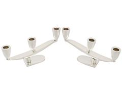 1945 Mexican Sterling Silver Three-Light Candelabra