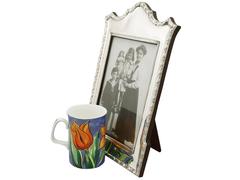 1900s Antique Edwardian Sterling Silver Photograph Frame