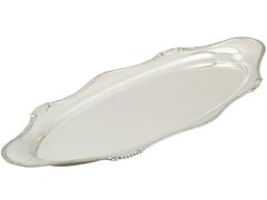 1927 Antique Sterling Silver Drinks Tray by Mappin & Webb Ltd