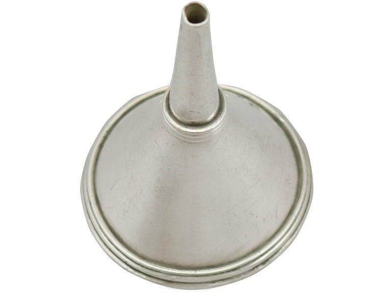1790s Antique Sterling Silver Funnel For Sale at 1stdibs