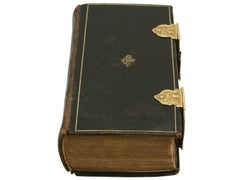 Dutch 20-Karat Yellow Gold Mounted Bible, circa 1740
