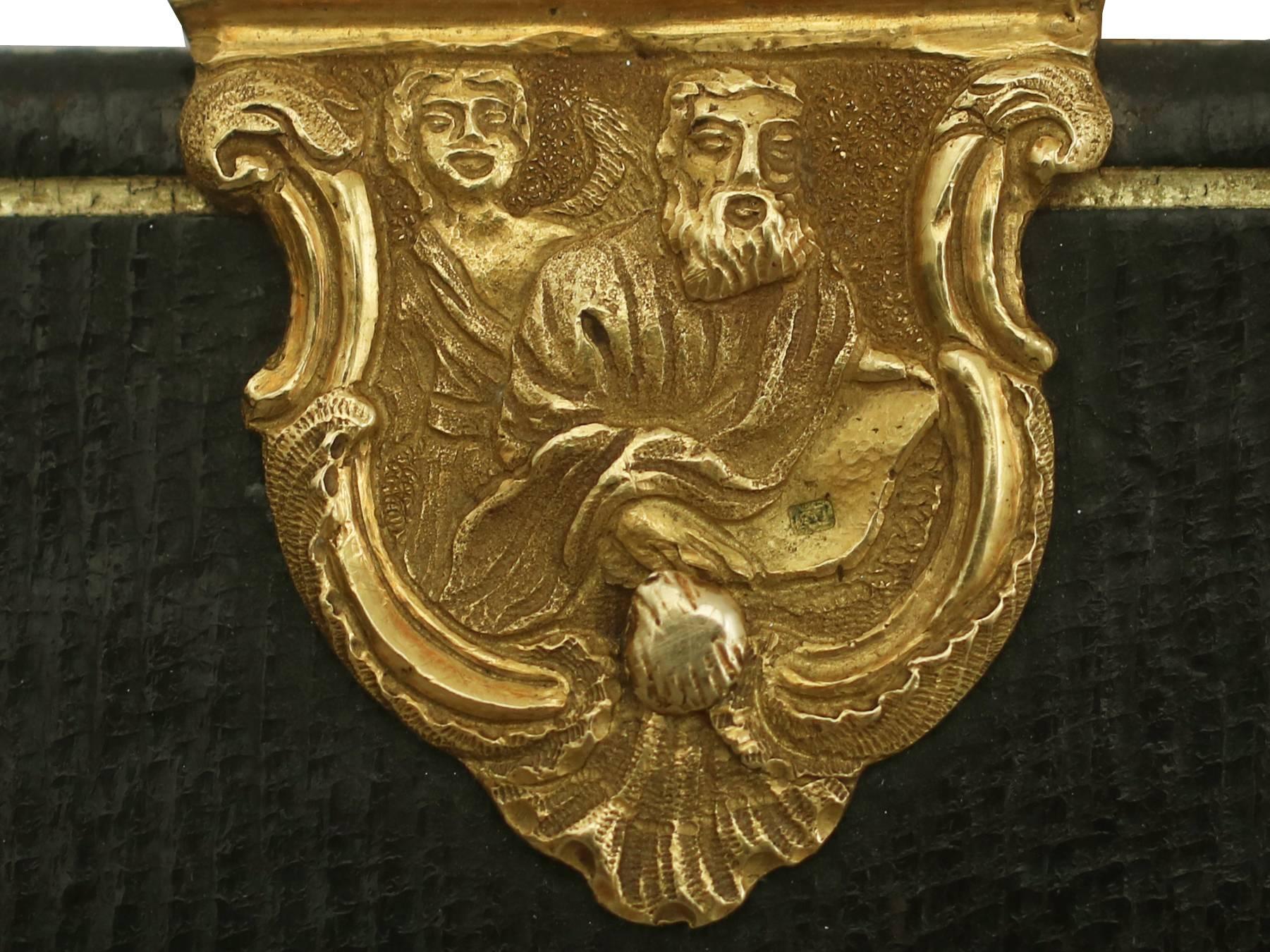 Dutch 20-Karat Yellow Gold Mounted Bible, circa 1740 4