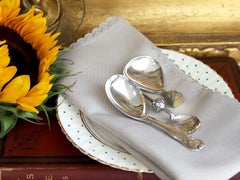 Cucchiaio Caddy in argento sterling georgiano inglese
