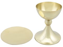 1968 Sterling Silver Gilt Communion Set