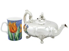 1837 Antique Victorian Sterling Silver Teapot