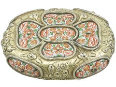 1680s German Gold and Enamel Tobacco Box