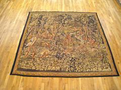 Antique 19th Century French Fox Hunt Tapestry {from Ralph Lauren window display}