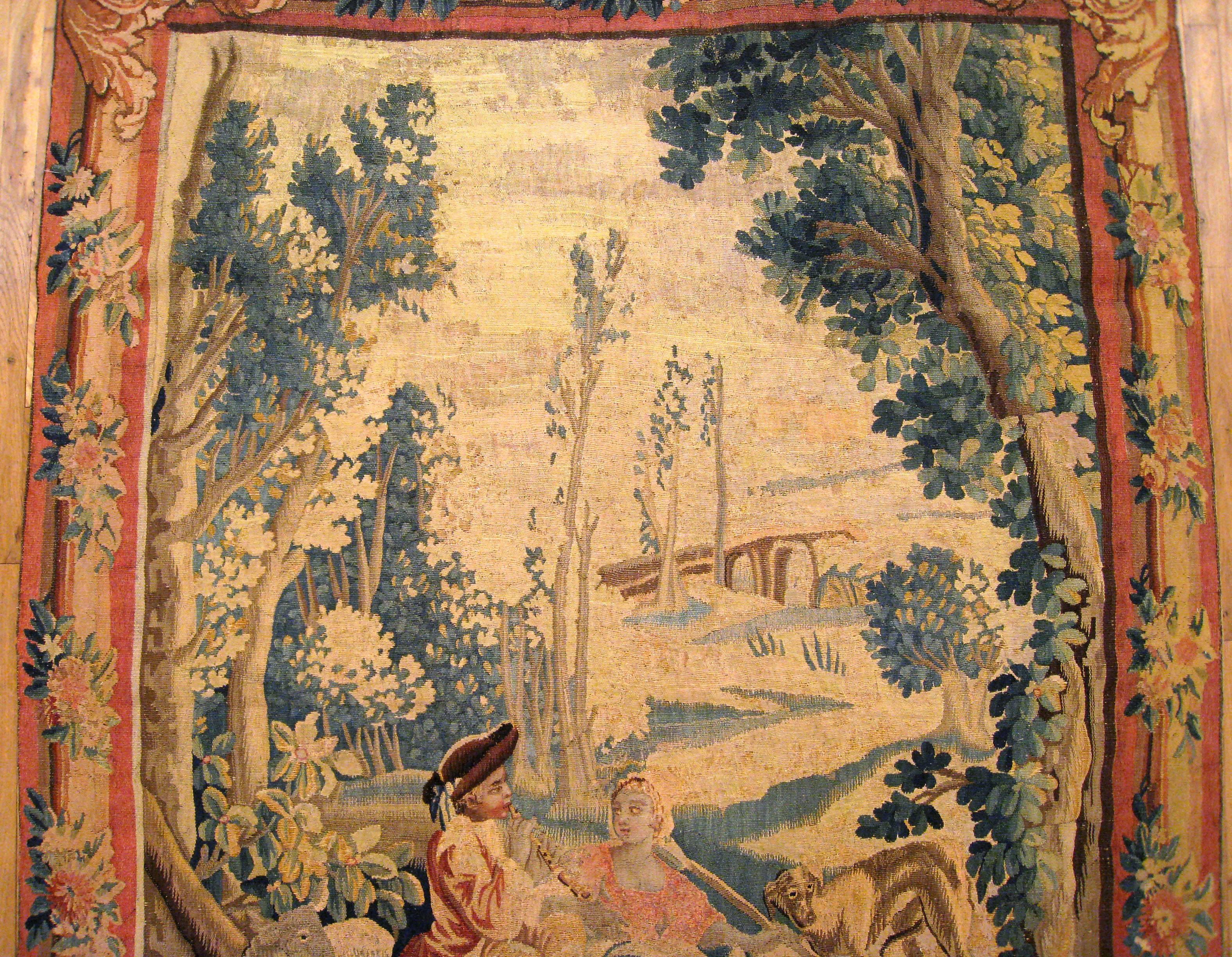 antique french tapestry