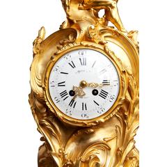 Horloge de cheminée en ormolu de Tiffany & Co