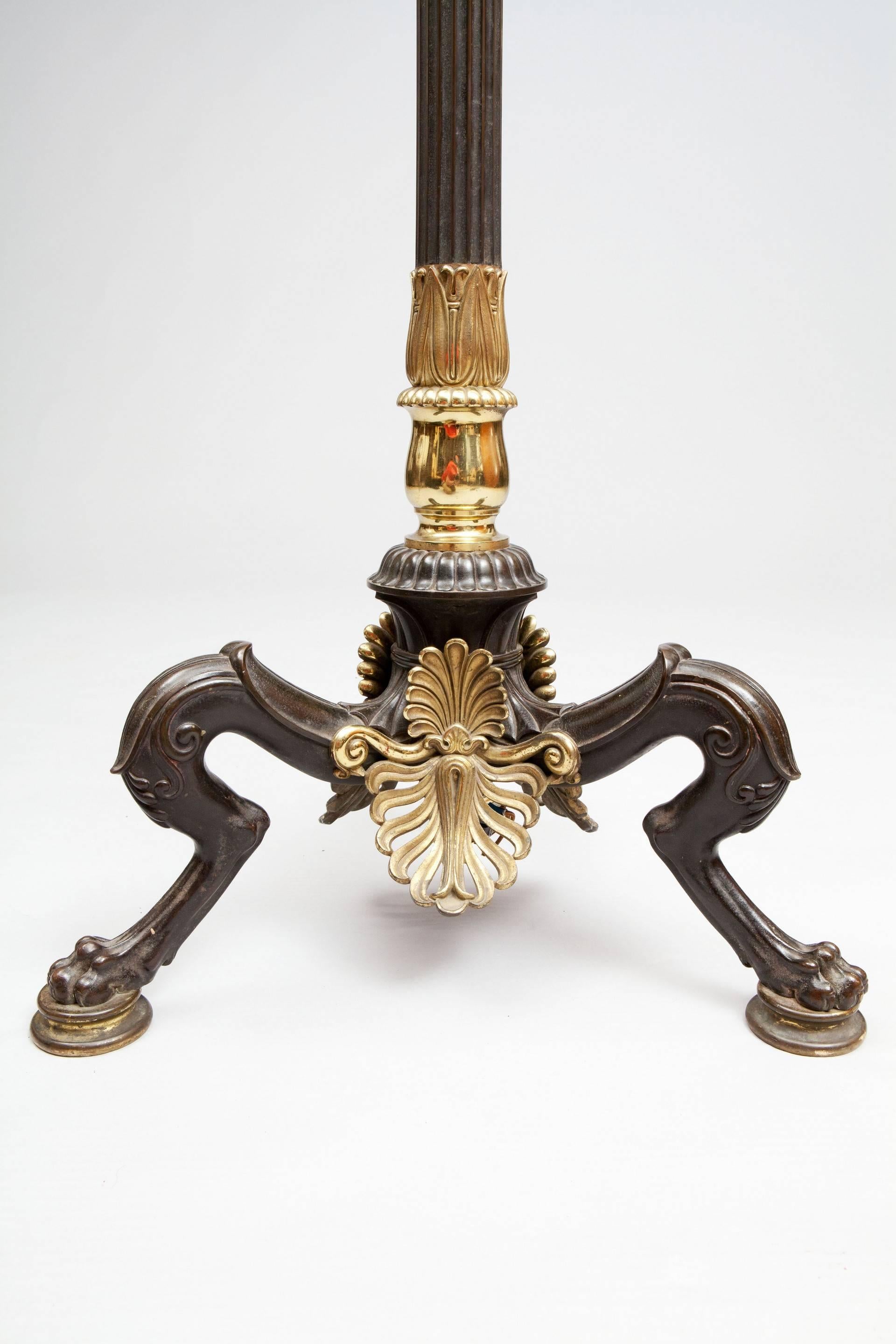 Neoclassical Neo Classical Hall Light in Bronze and Ormolu