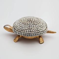 Mid-Century Paste Diamond Toledo Tortoise Bell by Boj Patent