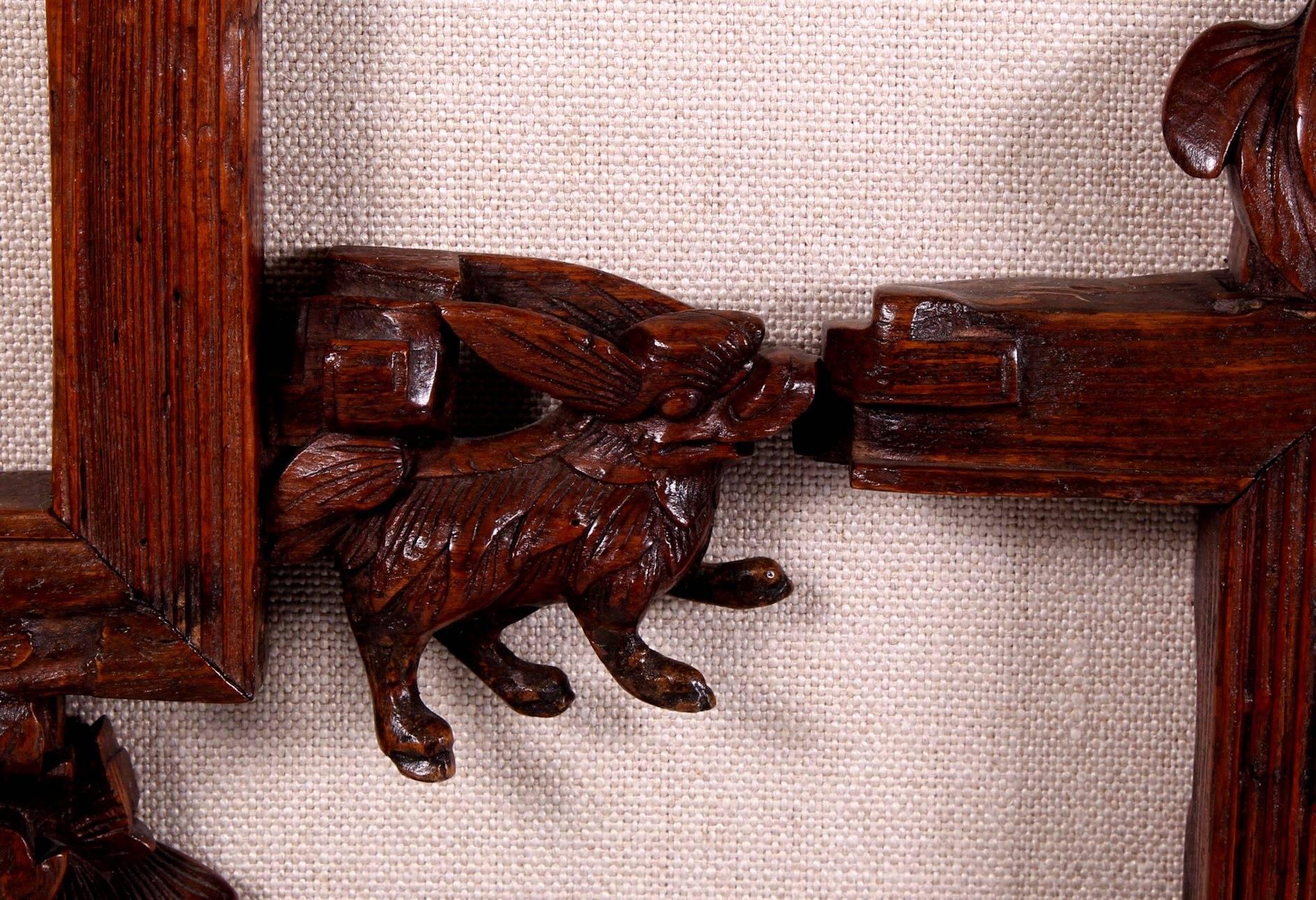 Wood 18th Century Antique Chinese Qianlong Period Lattice Panel