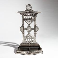 Victorian Polished Cast Iron Hall Umbrella Stand