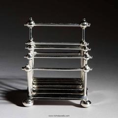 Hukin & Heath Silver Plate Letter Rack or Toast Rack