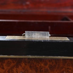 Tavolo da lavoro in amboyna esotica Paul Sormani