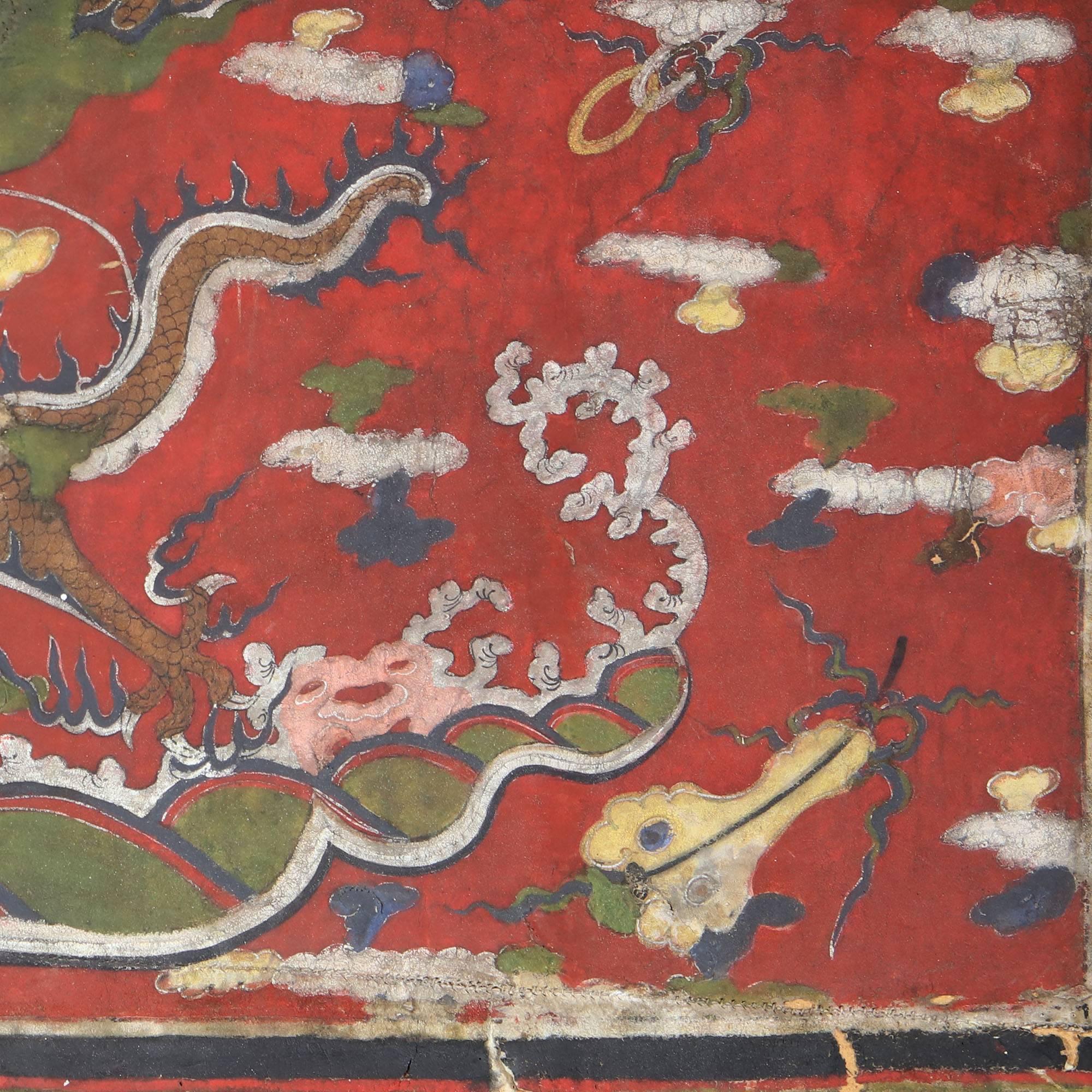 tibetan dragon painting