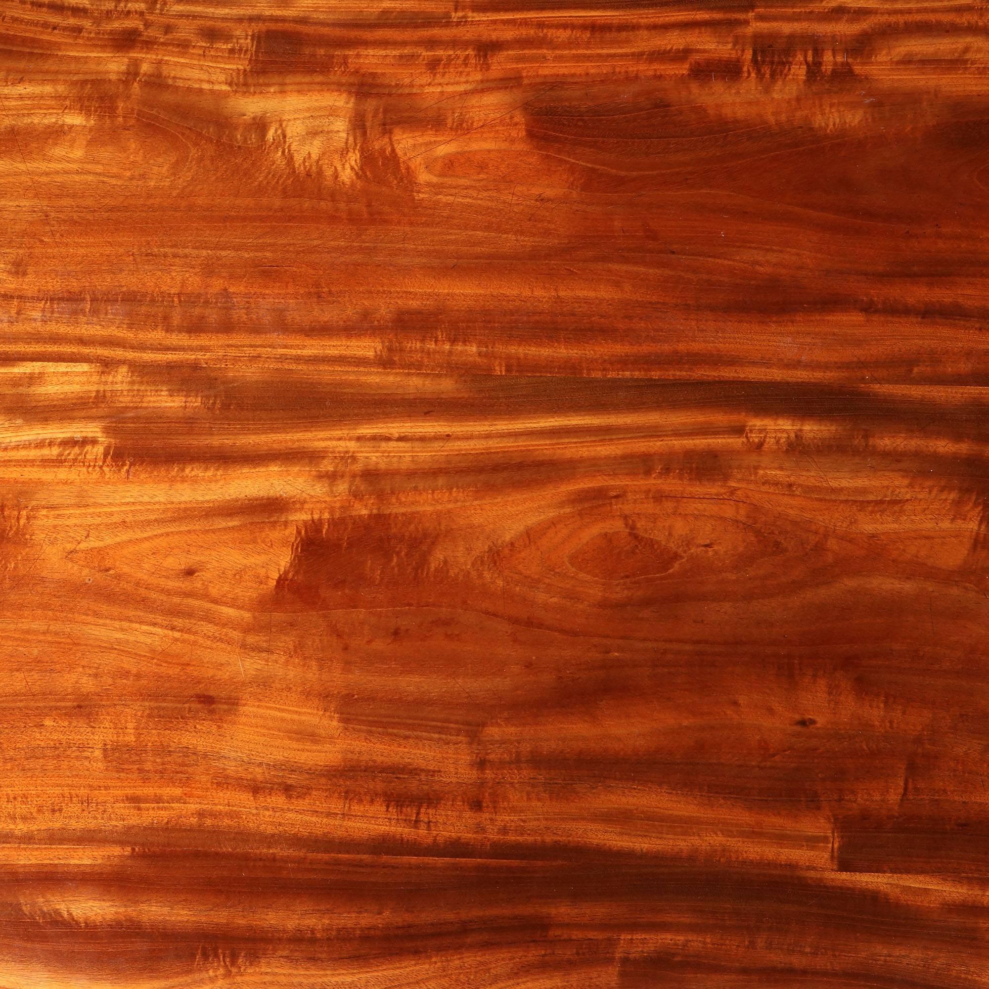 Charles X Solid Mahogany Extending French Dining Table For Sale 3
