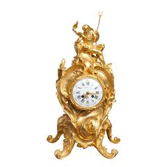 Antique Tiffany & Co. Fine Ormolu Mantel Clock