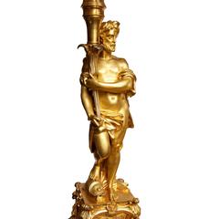 Three-Piece Clock Garniture by Raingo Frères, Paris