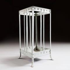 Painted Metal Stick Stand Attributed to Joseph Hoffman