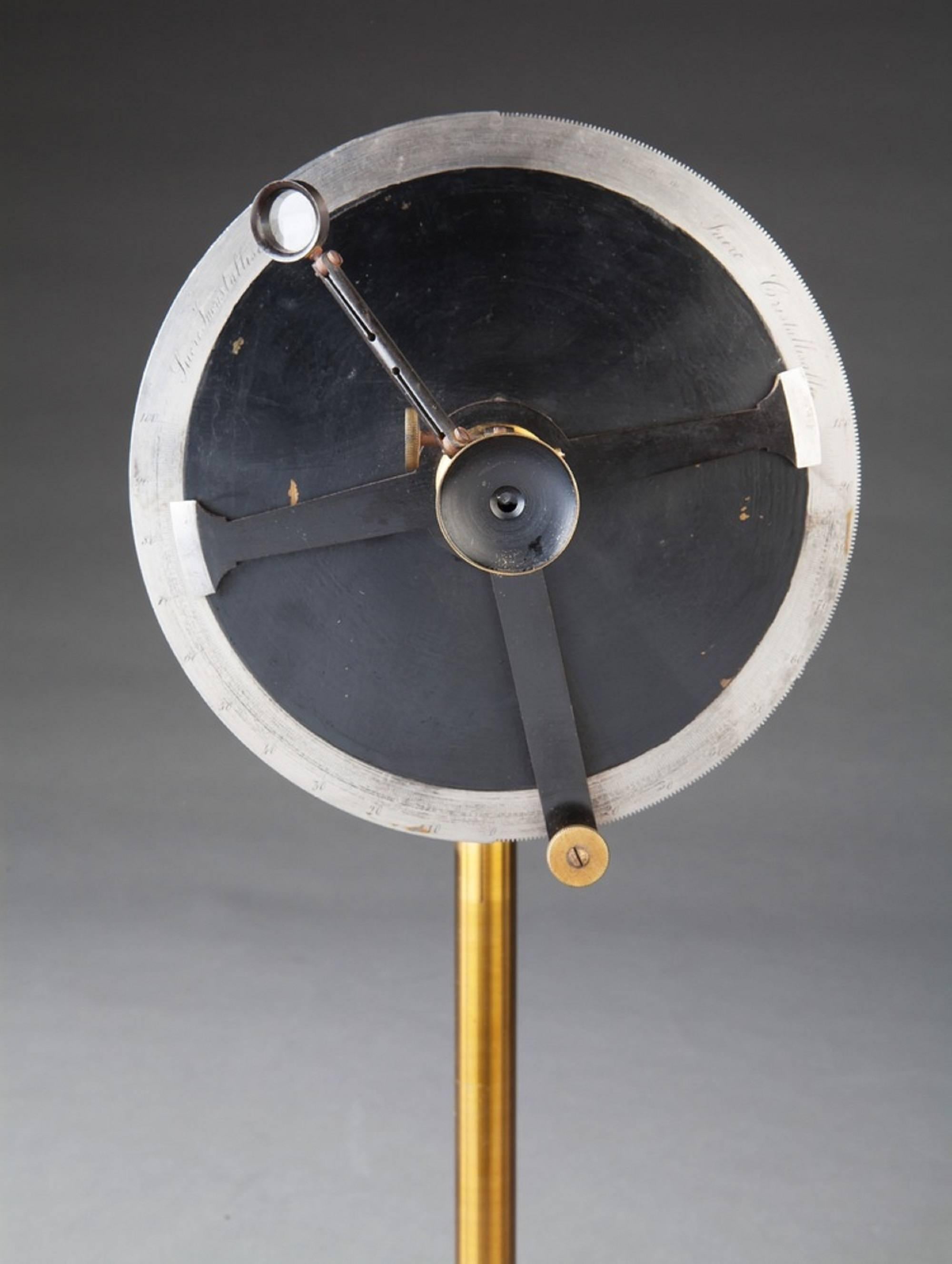 19th Century Saccharimetre a Penombres by J Duboscq For Sale