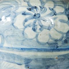 Chinese Pair of Blue and White Vases as Lamps