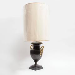 Bronze Neoclassical Vase as a Lamp
