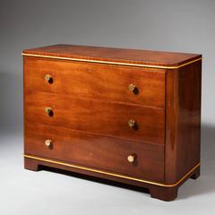 Pair of Art Deco Commodes by DE COENE FRERES