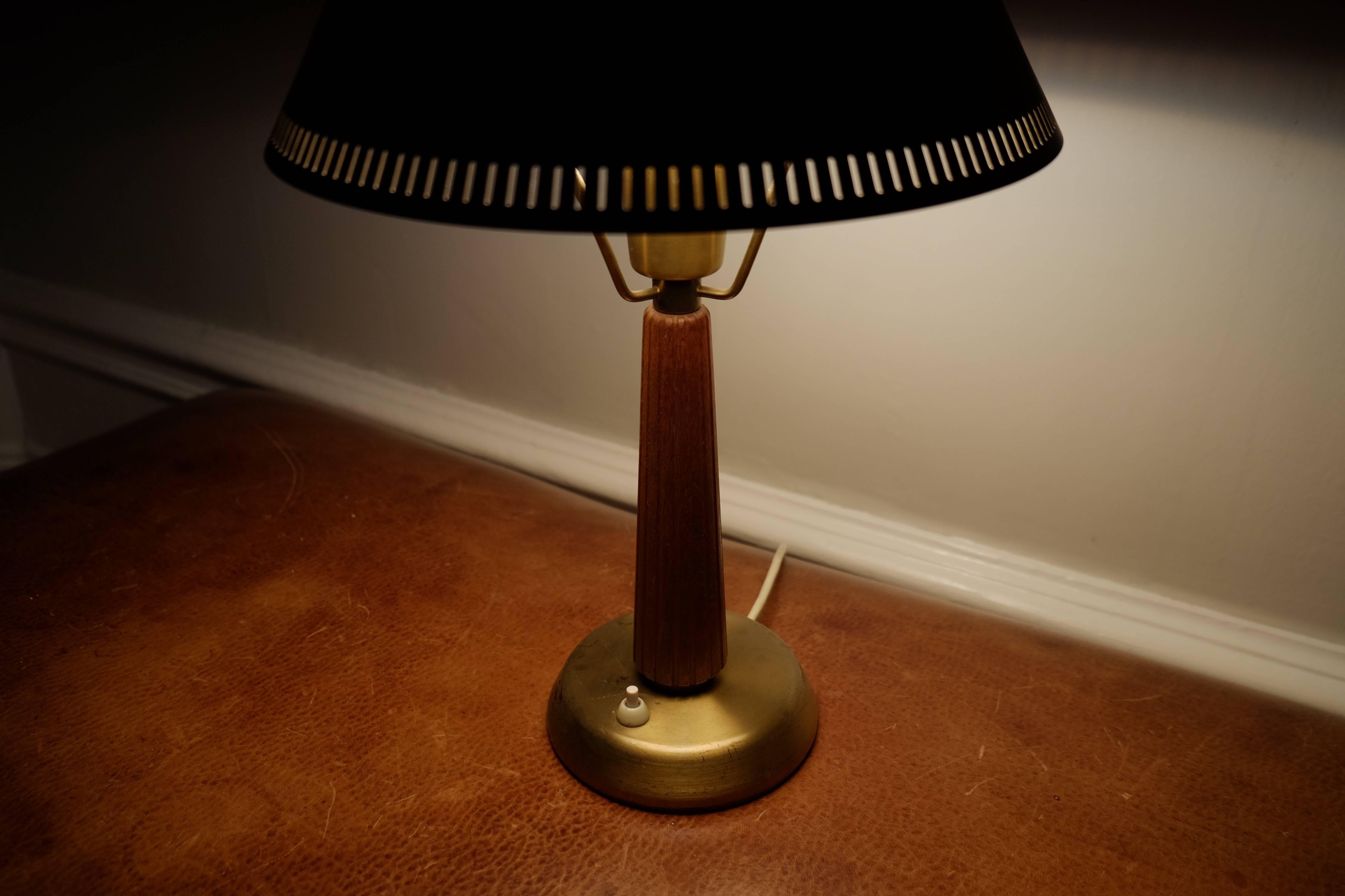 Swedish Hans Bergström Table Lamp by ASEA, Sweden, 1950s For Sale