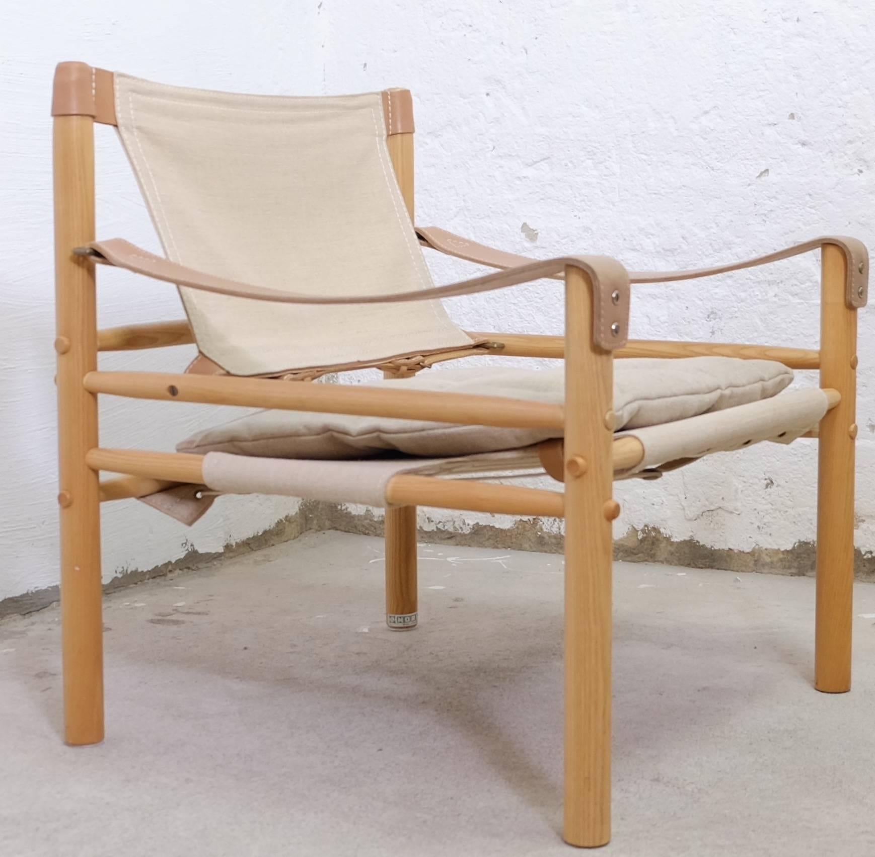 Canvas Arne Norell Easy Chair Model Sirocco