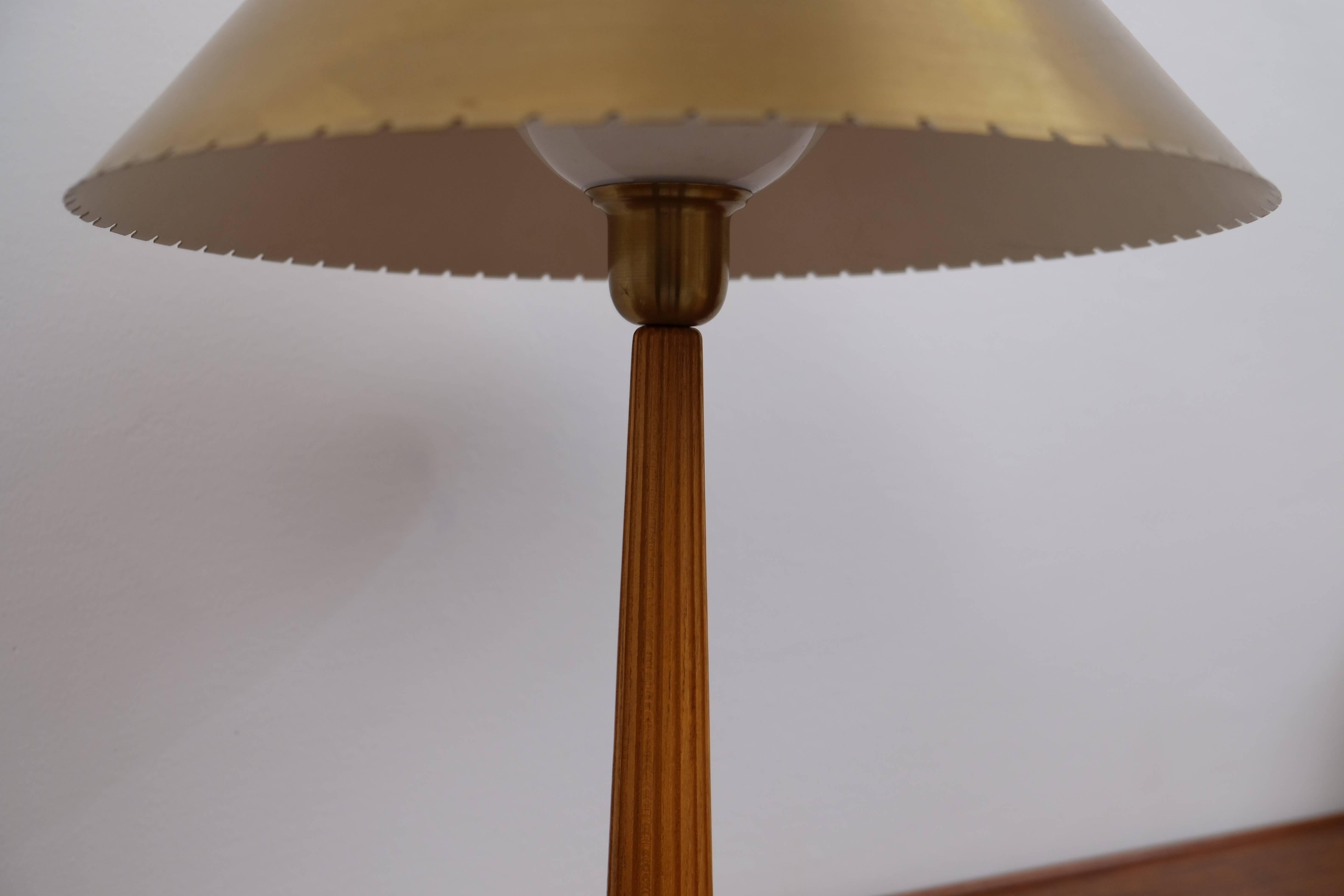 Brass Table Lamp by Hans Bergström, 1950s