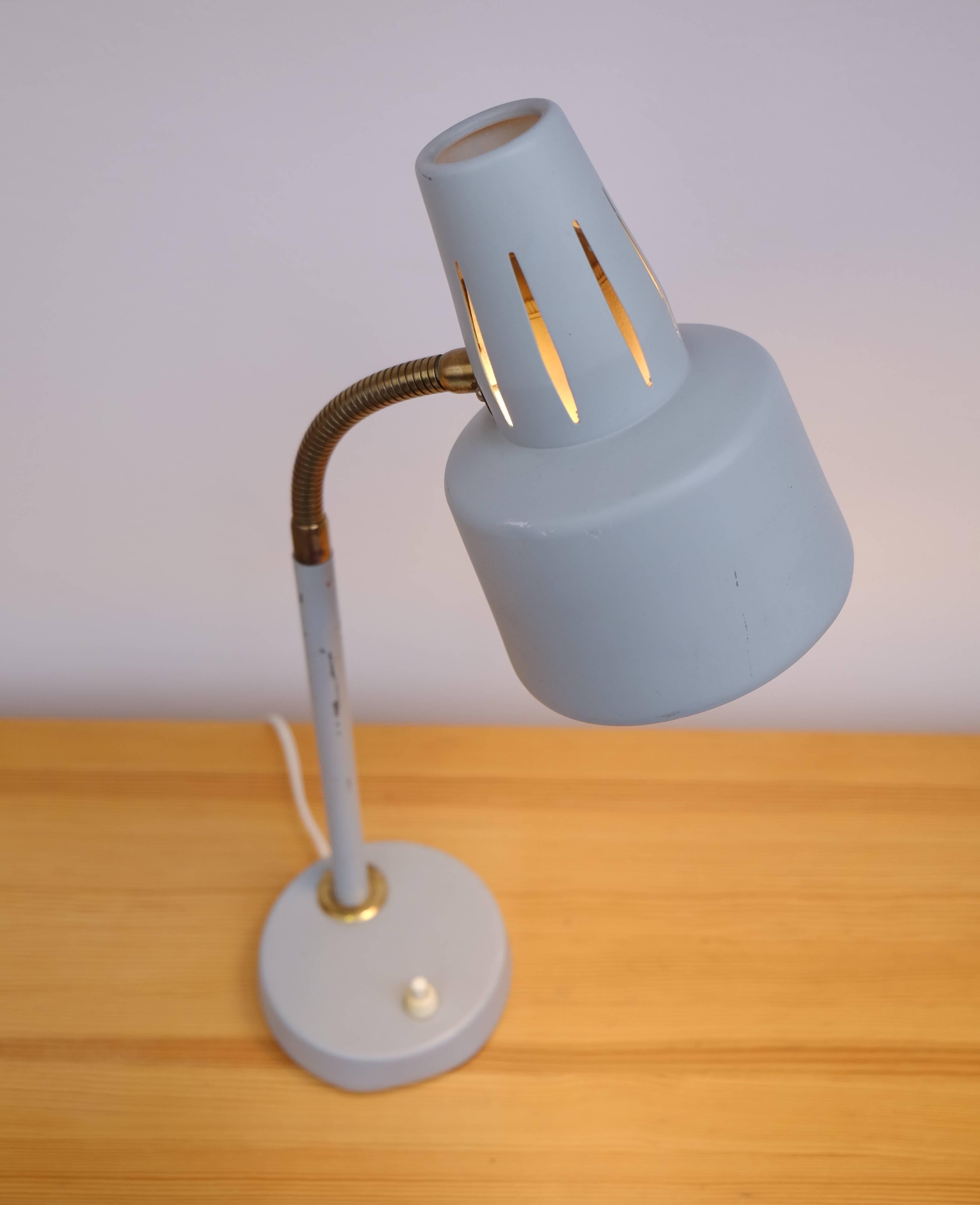 Swedish Pastel Colored Table Lamp, Sweden, 1950s