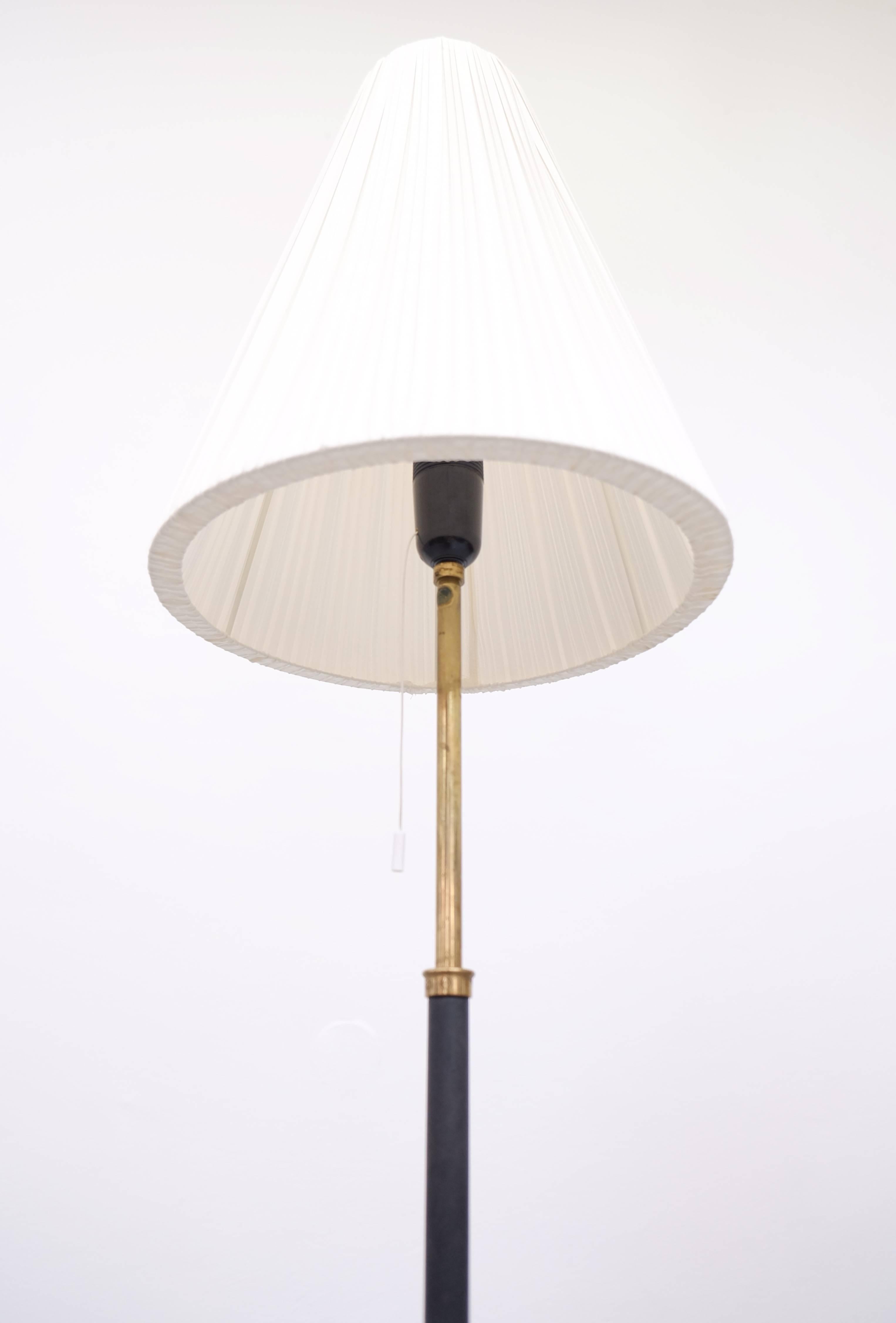 Mid-20th Century Pair of Swedish Floor Lamps by Böhlmarks, 1950s