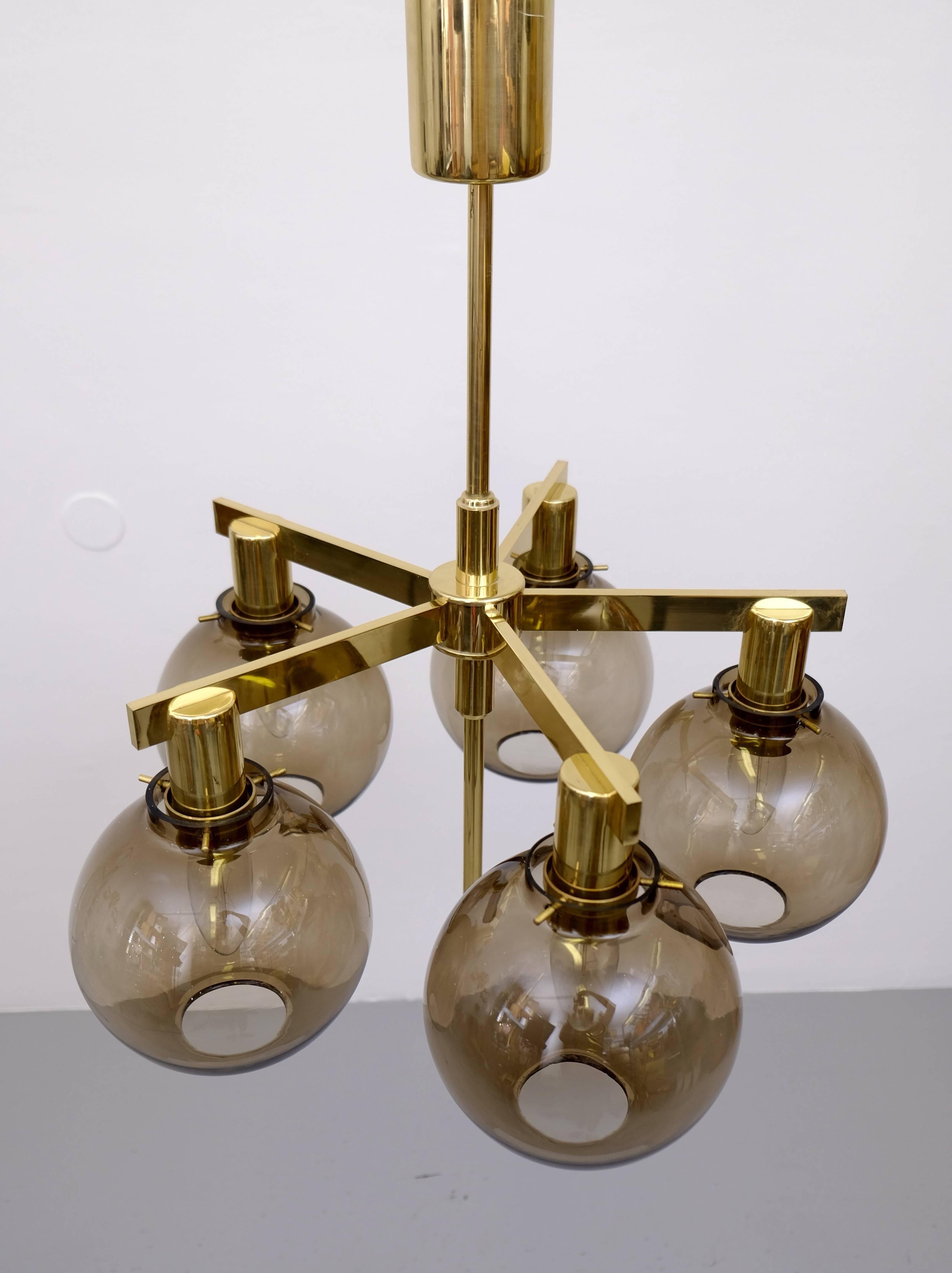Mid-20th Century Set of 4 Hans-Agne Jakobsson Ceiling Lamps Model T348/5 'Pastoral', 1960s