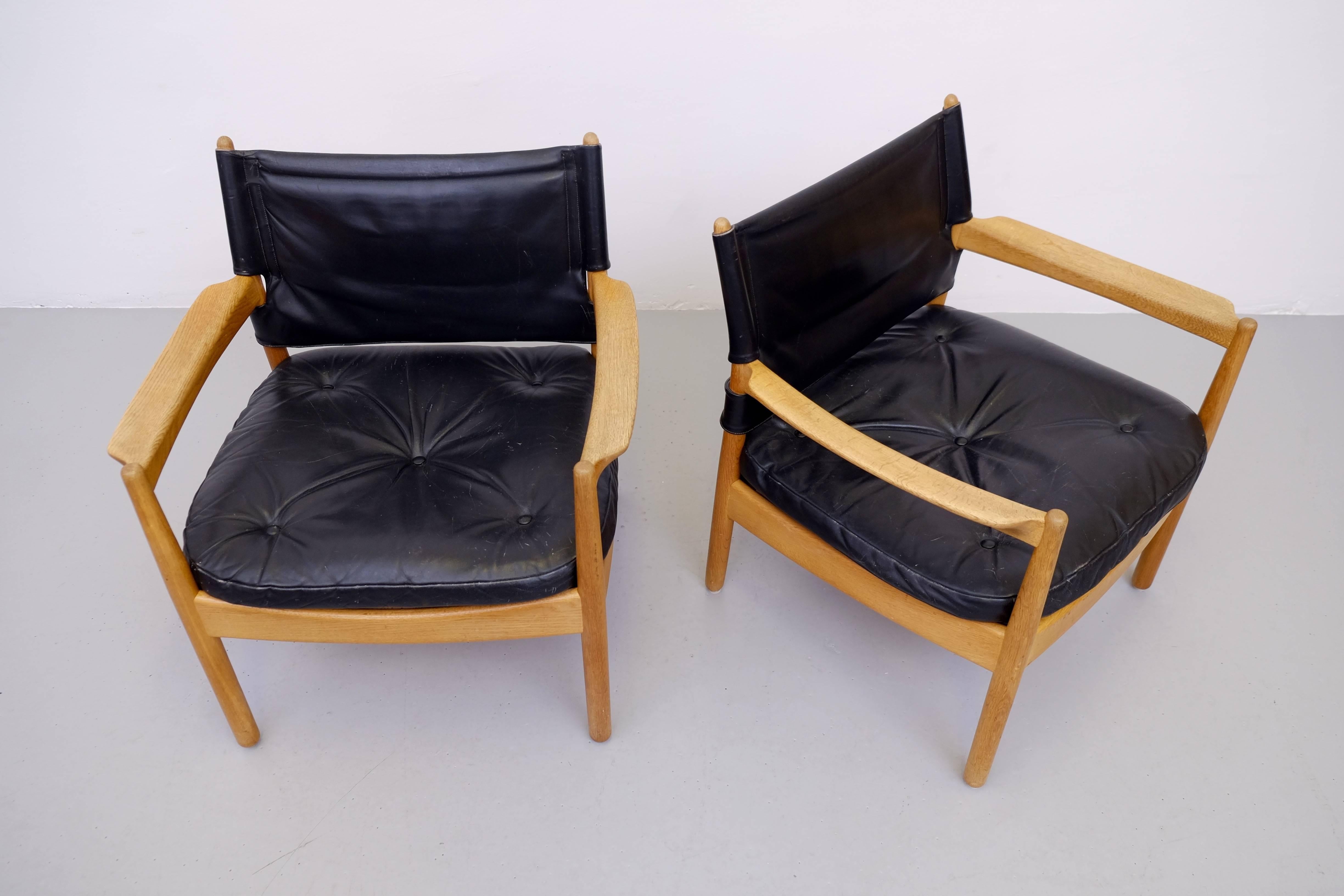 Mid-20th Century Gunnar Myrstrand Easy Chairs by KäLlemo, Sweden, 1960s