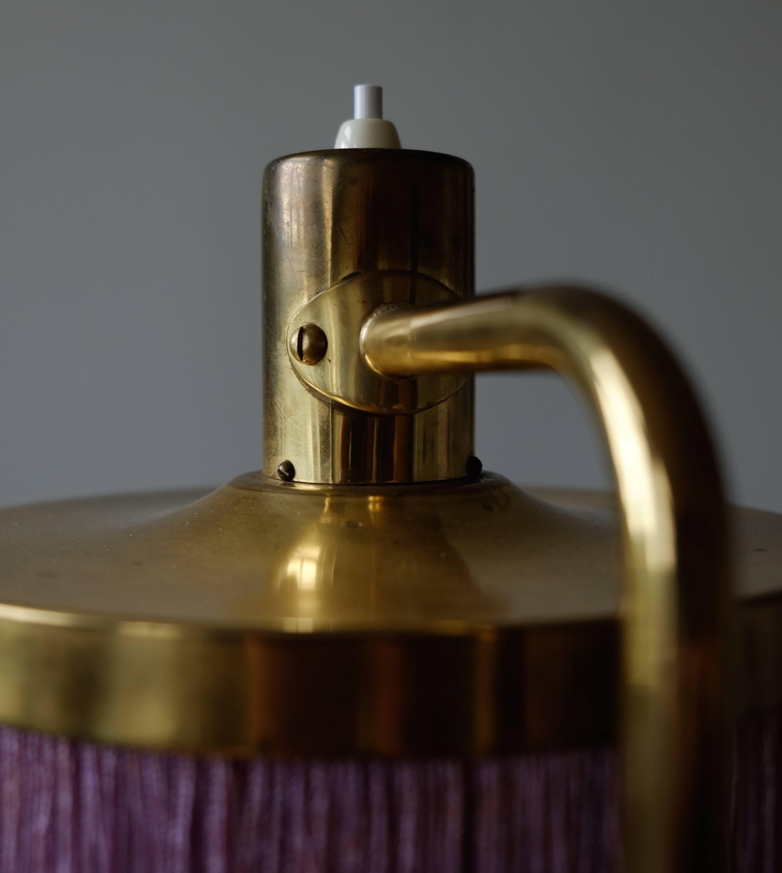 Hans-Agne Jakobsson Model B-140 Brass Table Lamp For Sale 2