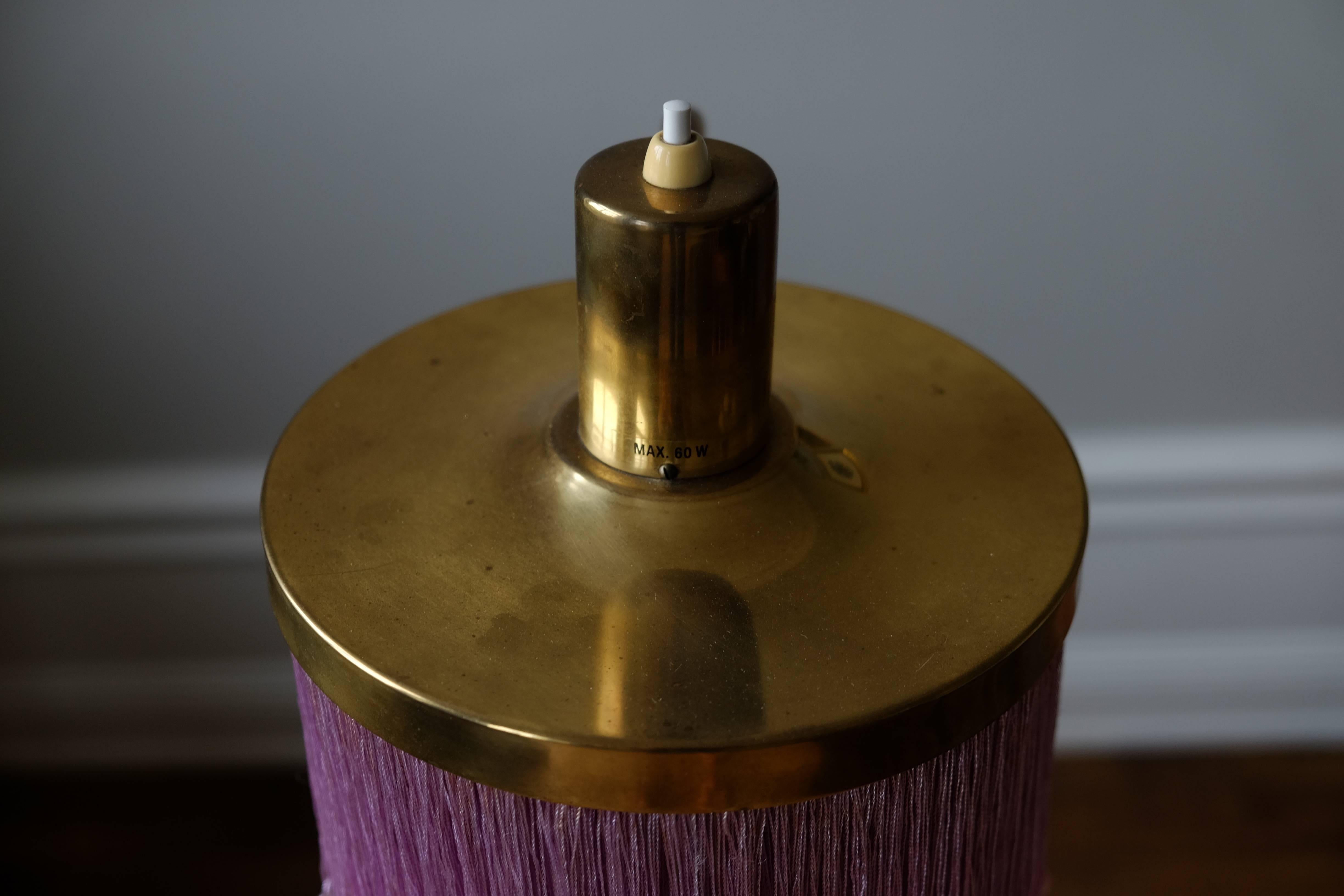 Mid-20th Century Hans-Agne Jakobsson Model B-140 Brass Table Lamp For Sale