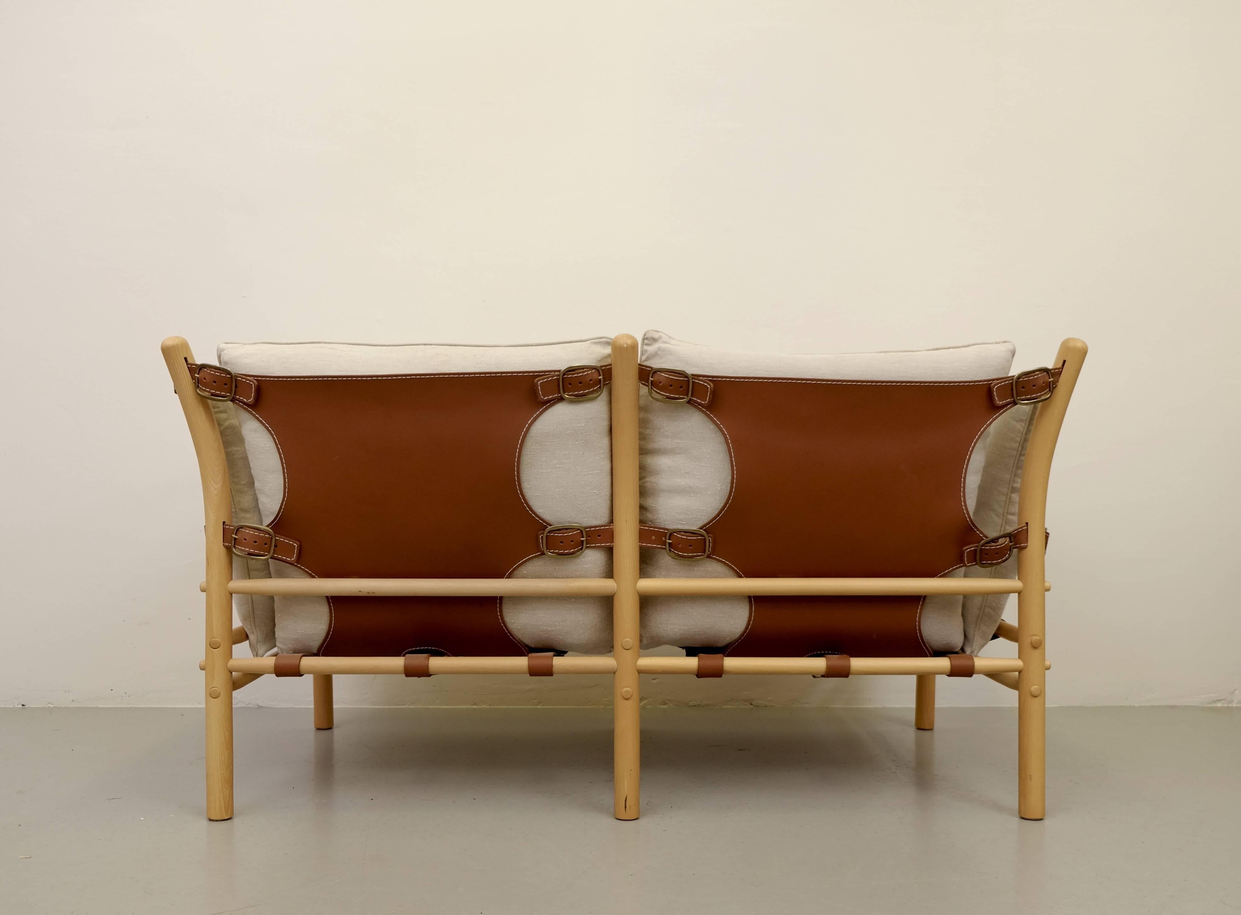 Swedish Arne Norell Two-Seat Sofa Model Ilona, 1960s