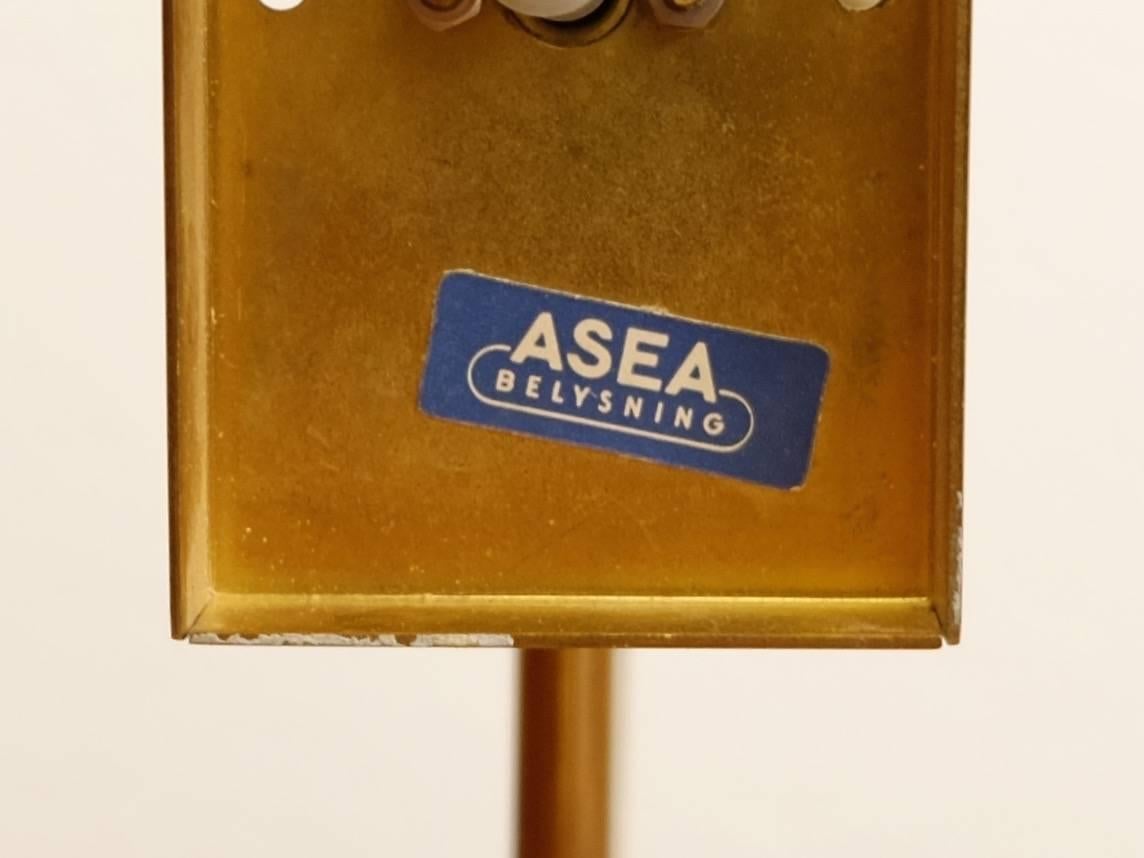 Swedish Rare Pair of ASEA Wall Lights, 1950s