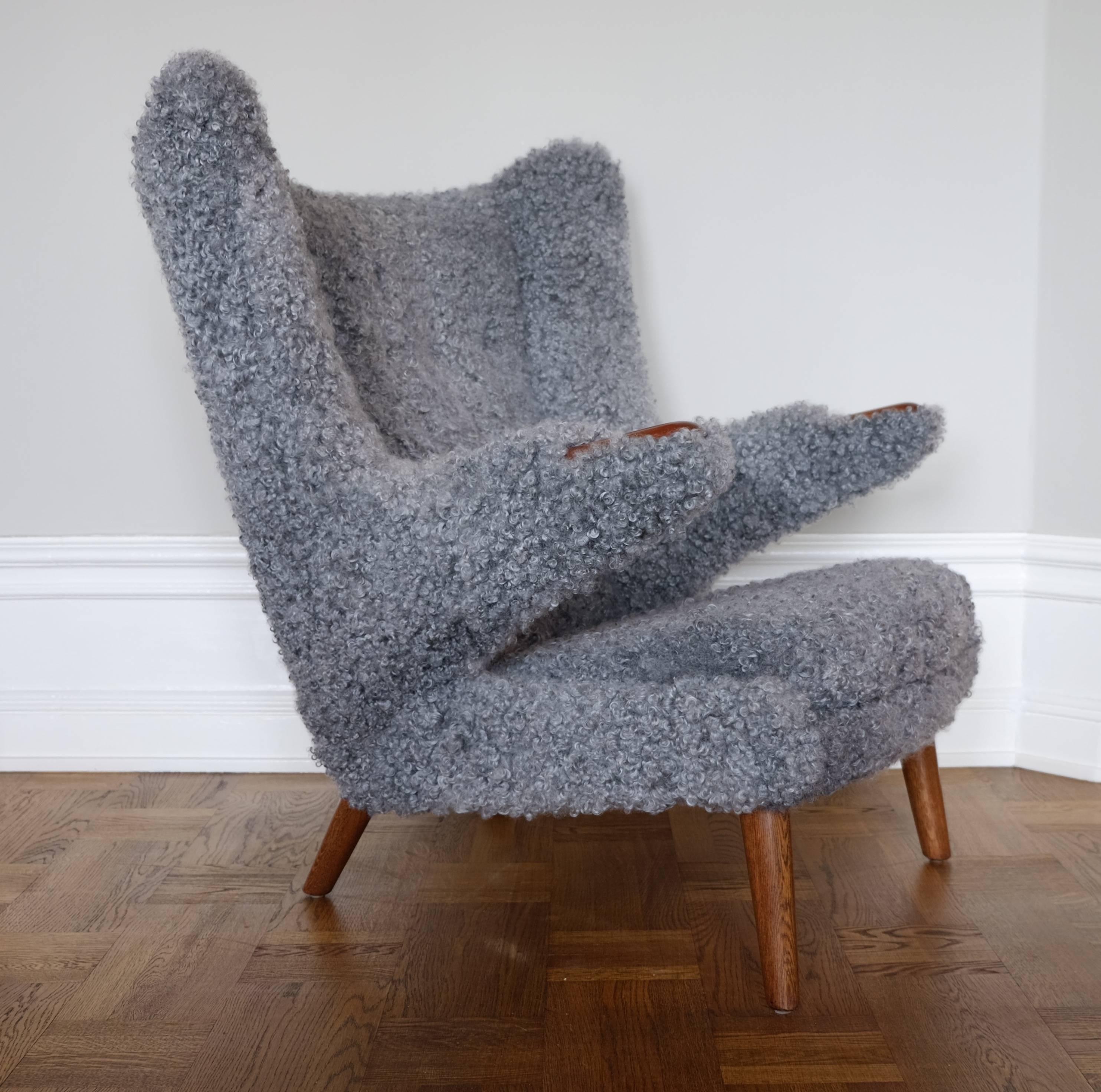 Hans J. Wegner Papa Bear Easy Chair, 1950s 4