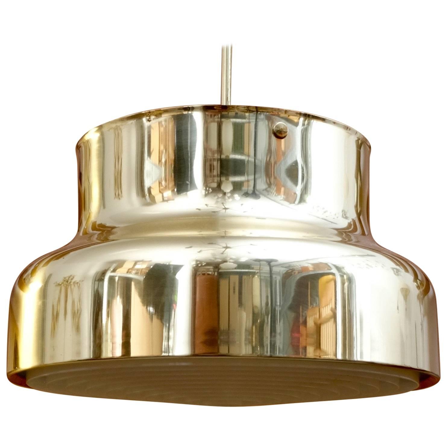 Bumling Ceiling Pendant in Brass, Sweden, 1960s