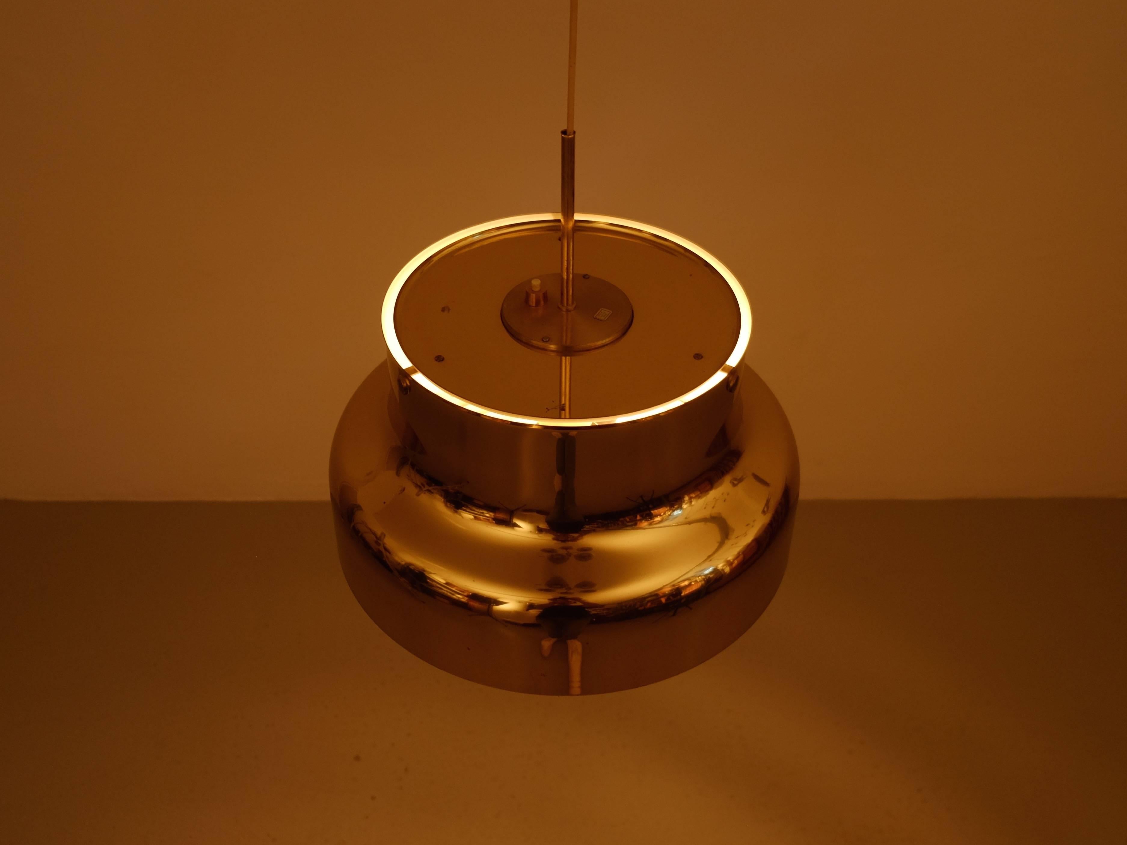 Bumling Ceiling Pendant in Brass, Sweden, 1960s In Good Condition In Stockholm, SE