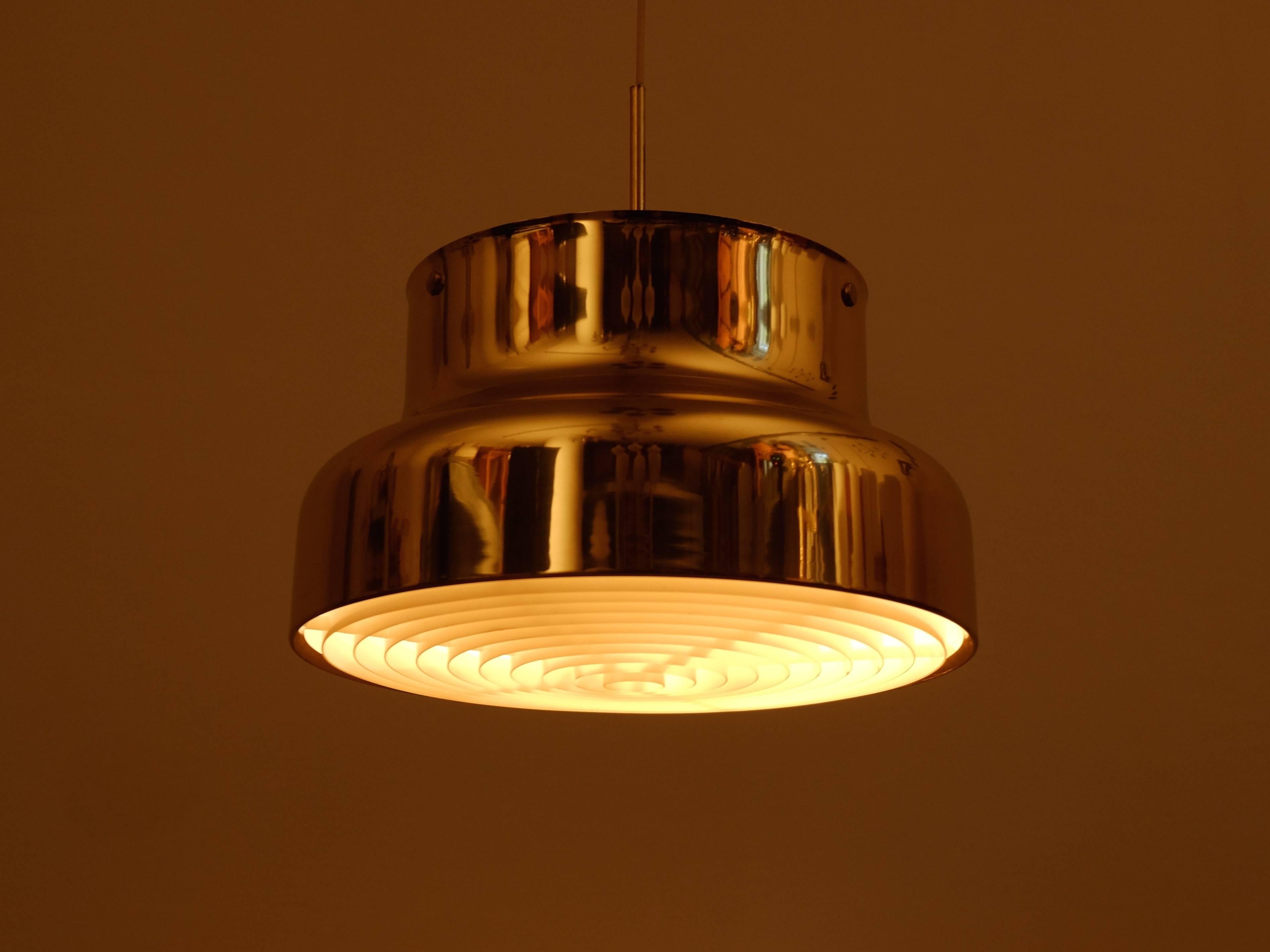 Swedish Large Bumling Ceiling Pendant in Brass, Sweden, 1960s For Sale