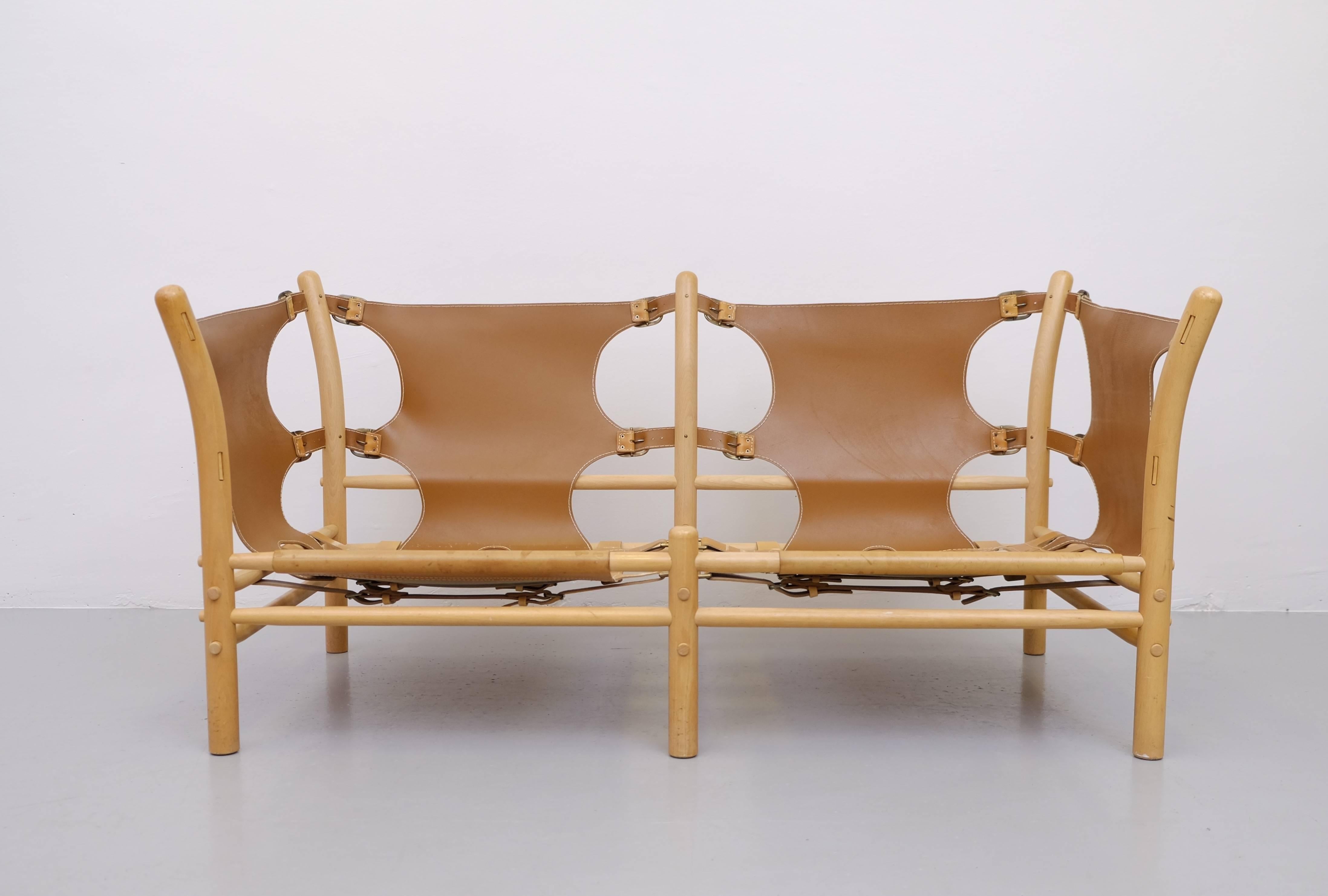 Arne Norell Ilona Leather Sofa, 1960s 2