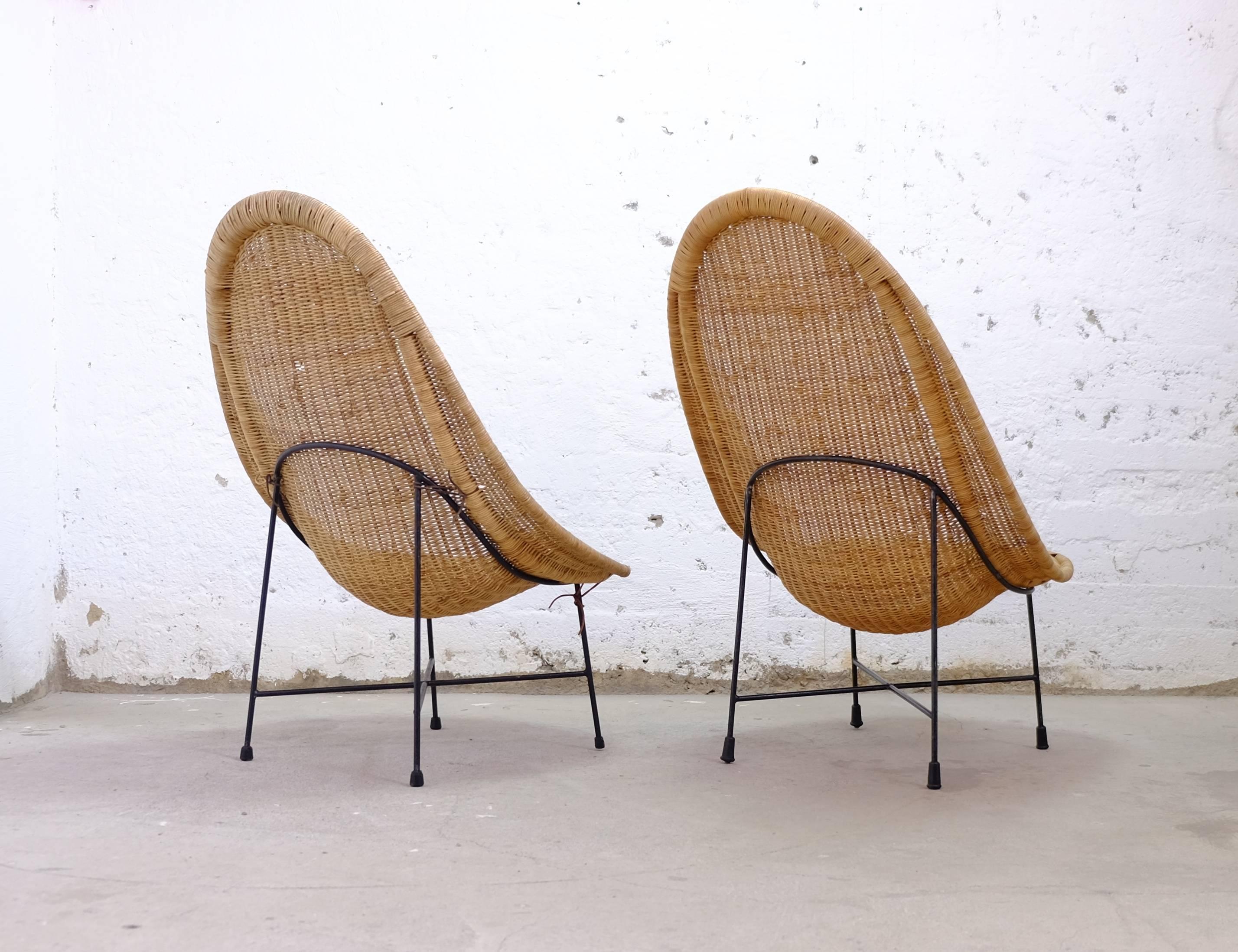 Swedish Kerstin Hörlin-Holmquist Easy Chairs Model Stora Kraal